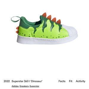 Adidas superstar 360 dinosaur green